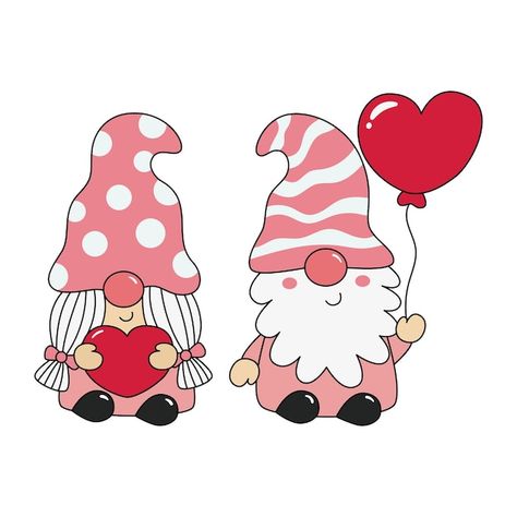 Vector cartoon valentine gnomes characte... | Premium Vector #Freepik #vector #cartoon-design #heart-character #cute #valentine Cartoon Valentine, Premium Vector Cartoon, Birthday Bulletin, Birthday Bulletin Boards, Download Image, Gnomes Crafts, Vector Cartoon, Free Vector Art, Illustration Vector