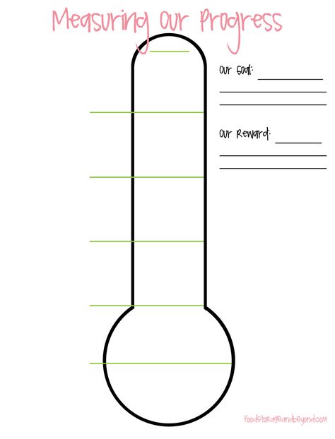 Goal Progress Thermometer....great way to visually track your goals (had to save to computer and then print) Goal Thermometer Printable, Debt Thermometer, Thermometer Printable, Goal Thermometer Templates, Goal Thermometer, Ell Resources, Progress Chart, Girl Scout Cookie Sales, Girl Scout Cookies Booth