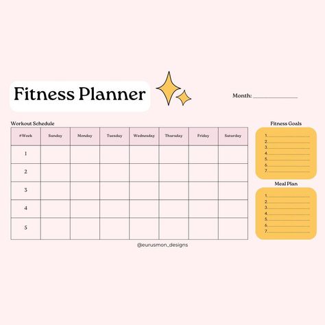 fitness planner for the week 💪 follow for more template ideas.. #FitnessPlanner #WorkoutSchedule #HealthyLifestyle #FitnessGoals #FitFam #FitnessJourney #printabletemplates #digitalnotetaking #organized #worksheet #lists #notepad #planner #tracker Workout Schedule Template Aesthetic, Workout Schedule Template, Gym Planner, Planner Fitness, Planner Tracker, Workout Planner, Instagram Fitness, Workout Schedule, Schedule Template