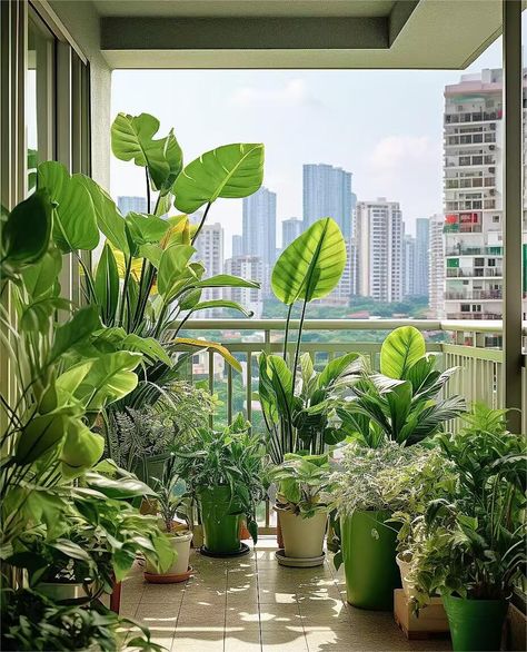 Artificial plant potted balcony landscaping Balcony Artificial Plants, Potted Plants Balcony, Plants On Balcony, Balcony Hacks, Balcony Greenery, Balcony Plants Ideas, Balcony With Plants, Plants For Balcony, Balcony Landscaping