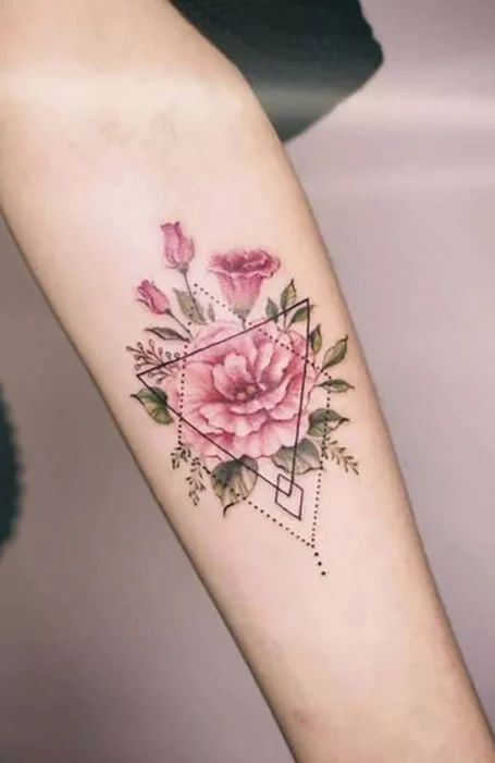 30 Beautiful Flower Tattoos for Women in 2021 - The Trend Spotter Simple Flower Tattoo, Dragons Tattoo, Women Tattoos, Beautiful Flower Tattoos, Small Flower Tattoos, Inspiration Tattoos, Tattoo Girls, Tiny Tattoo, Flower Tattoo Designs