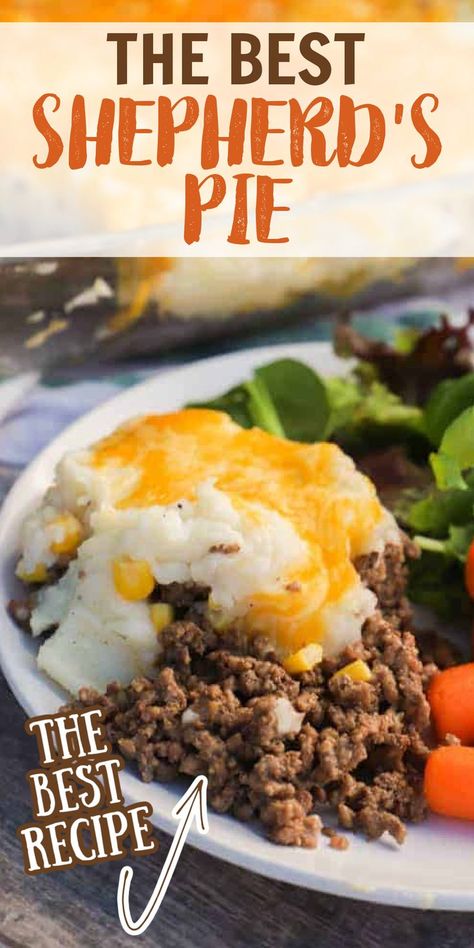 Favorite Dinner Recipes, Instant Mashed Potatoes, Instant Potatoes, Ground Beef And Potatoes, Shepherds Pie Recipe, Favorite Dinner, Favorite Recipes Dinner, Yummy Casseroles, Shepherd's Pie