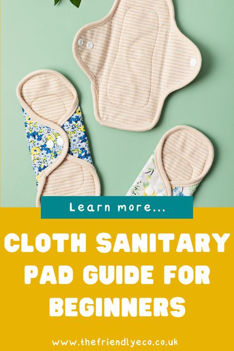 From reusable pads to period pants, if you're a beginner to the world of reusable menstrual products then this guide is for you. From washing to wearing, we explain how to use cloth pads and the best way to keep them in great condition. For more eco-friendly tips, products and ideas, head to www.thefriendlyeco.co.uk/blogs/sustainable-living or follow @thefriendlyecouk on Instagram. GET 10% OFF YOUR FIRST PURCHASE, USE CODE: NEWBIE10 Reusable Cloth Menstrual Pad Patterns Free, Reusable Pad Pattern, Reuseable Pads, Diy Cloth Pads, Cloth Pad Pattern, Reusable Menstrual Products, Menstrual Products, Maternity Pads, Cloth Sanitary Pads