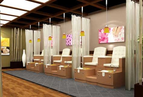 Pedicure Station Ideas, Ideas Pedicure, Pedicure Station, Nail Salon Interior, Spa Pedicure Chairs, Hair Salon Interior, Nail Salon Decor, Nail Salon Design, Spa Interior