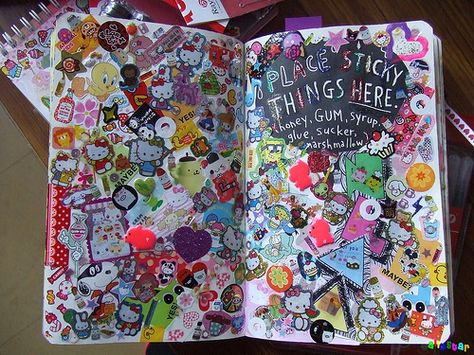 Preschool Planning, Wreck This Journal, Sticker Bomb, Preschool Themes, Preschool Theme, Arte Sketchbook, Summer Inspo, Sketchbook Journaling, Craft Stickers