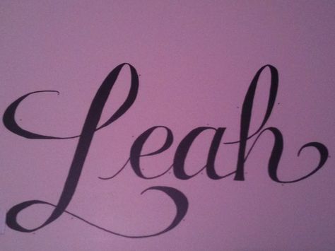 Name Name Leah! Leah Name, Doodle Name, Name Drawings, Chicano Lettering, Handwriting Paper, Cute Hand Tattoos, Neon Quotes, Baby Names And Meanings, Maths Puzzles