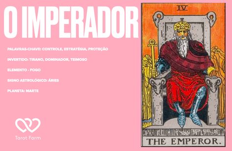 O Imperador significado no tarot - Amor, Dinheiro, Saúde e mais - TarotFarm Tarot Cards, Comic Books, Comic Book Cover, Comics, Book Cover, Books