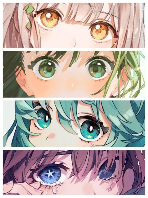 Coloring Anime Eyes, Anime Eye Art Styles, Manhwa Eyelashes, Anime Eye Colors, Round Anime Eyes, Anime Eyes Styles, Eye Coloring Tutorial Digital, Anime Eye Color, Cool Coloring Pages Aesthetic