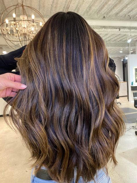 hair, balayage, brown Hair Balayage Brown, Hair Dye Shades, Warm Hair Color, Balayage Brown, Warm Balayage, Brown Balayage, Hair Balayage, Hair Dye, Dyed Hair