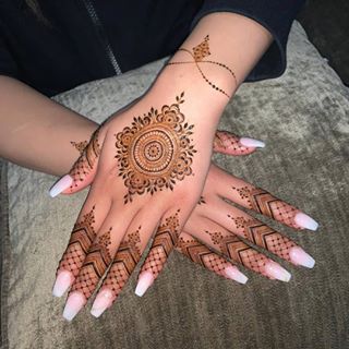 Nikah Henna, Diwali Henna, Forearm Henna, Finger Mehndi Style, Mehndi Ideas, Henna Flower Designs, Mandala Henna, Henna Inspo, Henna Powder