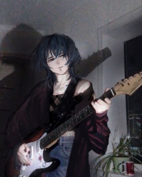 #scaramouchegenshinimpact Scaramouche Guitar, Guitarist Scaramouche, Headphone Reference, Guitar Guy, My Idol, Wanderer Art, Emo Kid, Save The World, Poster Stickers