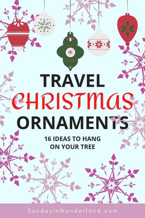 Looking for some inspiration for the travel Christmas ornaments this year? Browse this list of 16 inspiring items that could bring the travel spirit into your Christmas house! | Christmas Tree Ideas | Christmas Decorations | Christmas Decor Ideas | Christmas Ornament Craft | Christmas Tree Decorations | Christmas Styling Idea | Traveling Christmas | Christmas Trip | Christmas Baubles Travel Christmas Tree Topper, Travel Theme Christmas Tree Topper, Travel Christmas Tree Theme, Travel Themed Christmas Tree, Travel Christmas Tree, Christmas Ornaments Ideas, Christmas Styling, Tree Decorations Christmas, Ornaments Ideas