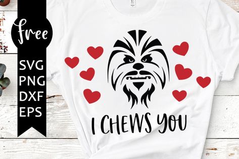 I chews you svg free, valentine svg, chewbacca svg, free download, shirt design, love svg, star wars svg, free vector files, funny svg 0218 Star Wars Svg Free, Star Wars Snowflakes, Svg Star Wars, Star Wars Svg, Inkscape Tutorials, Cricut Svg Files Free, Free Vector Files, Star Wars Inspired, Free Valentine