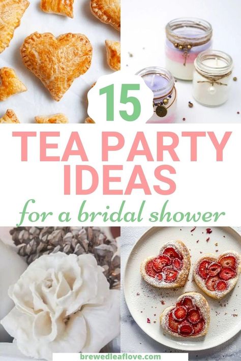 Garden Tea Party Food Ideas, Teacup Party Favors, Wedding Shower Tea Party Ideas, English Tea Bridal Shower Ideas, Wedding Shower Tea Party, Tea Party Bridal Shower Ideas Food, Tea Party Shower Bridal, Tea Themed Bridal Shower Ideas, Tea Party Themed Bridal Shower Ideas