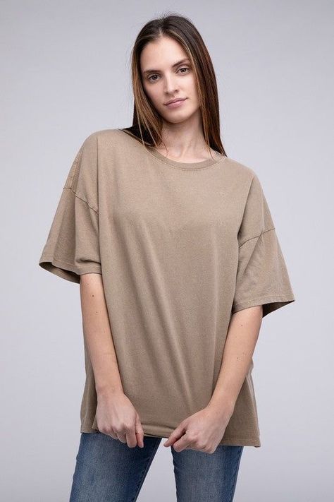 HYFVE Oversized T-Shirt China Style, Oversized T Shirts, Cardigan Sweater Coat, Long Sleeve Tank Top, Jumpsuits And Romper, Denim Accessories, Oversized Silhouette, T Shirt Oversized, Laid Back Style