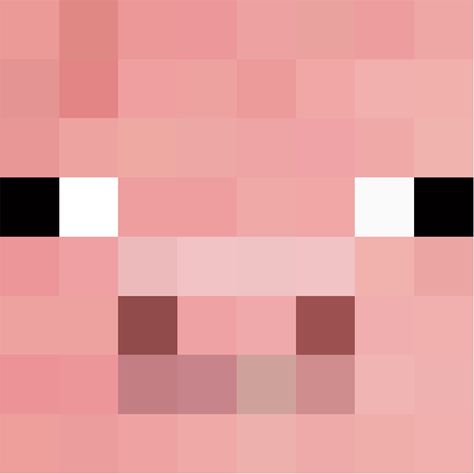 Pig face – Minecraft Faces Minecraft Mob Head Pixel Art, Minecraft Mural, Minecraft Pig Face, Minecraft Heads, Minecraft Pfp, Minecraft Quilt, Minecraft Face, Minecraft Creator, Minecraft Character