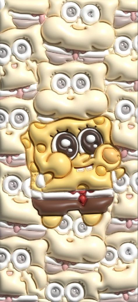 3d Wallpaper Spongebob, Tatuaje Hello Kitty, Iphone Wallpaper Texture, Spongebob Drawings, 3d Wallpaper Iphone, Cute Home Screen Wallpaper, Cute Eyes Drawing, Jelly Wallpaper, Cute Mobile Wallpapers