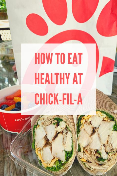 How to Eat Healthy at Chick-Fil-A - Nutrition Awareness Low Fat Fast Food Options, Healthy Chic Fil A Options, Healthy Lunch Fast Food Options, Healthiest Fast Food Options, Healthy Chick Fil A Order, Chick Fil A Healthy Options, Healthy Chickfila Choices, Chick Fil A Order Ideas, Chick Fil A Order