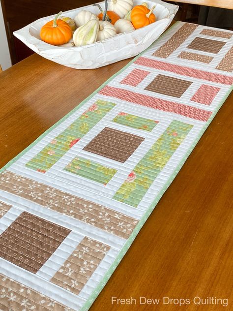 Precut Quilt Patterns, Halloween Runner, Scarlet Sage, Strip Quilt Patterns, Quilted Table Runners Christmas, Jelly Roll Quilt Patterns, Basic Quilt, Quilted Table Runners Patterns, Fabric Table Runner