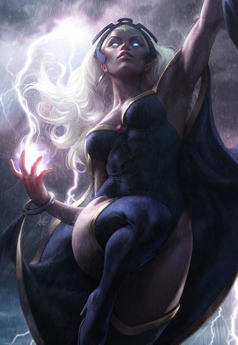 Storm Arise by Artgerm on DeviantArt Miss Hulk, Xman Marvel, Storm Marvel, Storm Art, Black Comics, Arte Dc Comics, Uncanny X-men, Marvel Comics Art, Marvel Girls