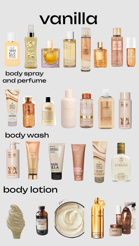 vanilla 🍦🍨 #outfitssxr Body Hygiene, Basic Skin Care Routine, Shower Skin Care, Body Smells, Perfect Skin Care Routine, Pretty Skin Care, Body Hacks, Perfume Lover, Bath And Body Care