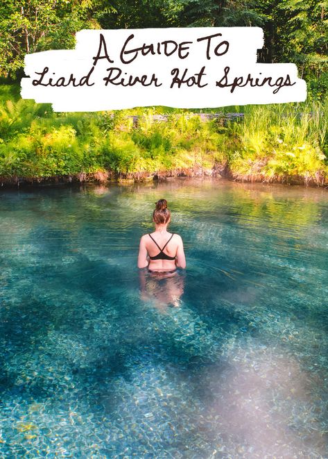 Liard Hot Springs, Spring In Canada, Alcan Highway, Rv Trips, Travelling Tips, Northern Exposure, Girl Trip, Backyard Beach, Canada Road Trip