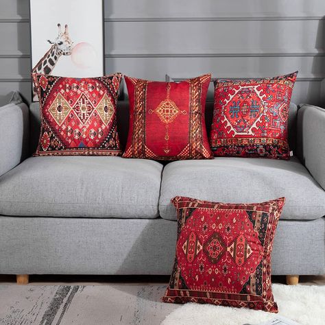 Moroccan Home Decor, Modern Room Decor, Moroccan Homes, Home Decor Sets, Ikat Pillows, Velvet Pillow Covers, Couch Sofa, Velvet Pillows, Boho Pillows