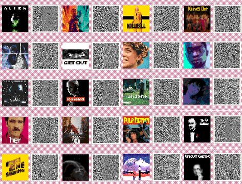 Acnh Movie Poster, Ac Pattern, Acnl Paintings, Acnh Halloween Code, Animal Crossing Movie, Aesthetic Games, Animal Crossing Qr Codes, Motif Acnl, Animal Crossing 3ds