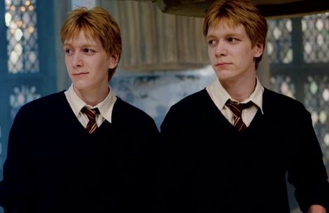 Fred E George Weasley, Fred And George, George Weasley, Hogwarts, Twins, Harry Potter