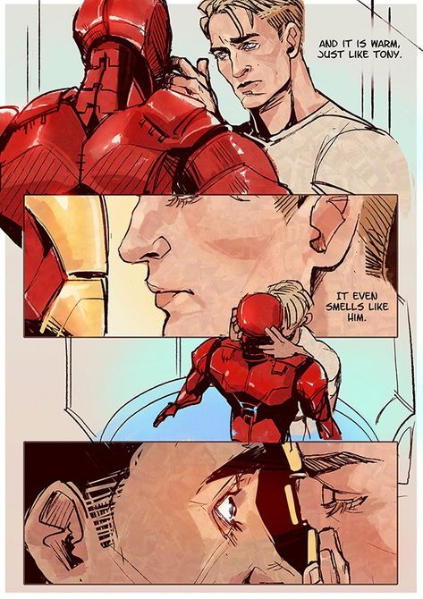 Tony Stark Fanart, Tony Stark Comic, Stony Avengers, Avengers Fan Art, Stony Superfamily, Superfamily Avengers, Drarry Fanart, Steve And Tony, Avengers Art