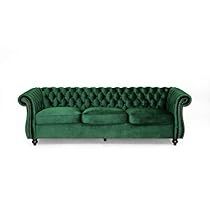 Jewel Tone Furniture, French Country Couch, Green Chesterfield Sofa, Home Decor French Country, Chesterfield Style Sofa, 70s Furniture, Transitional Sofas, Bed Backrest, Velvet Tufted Sofa