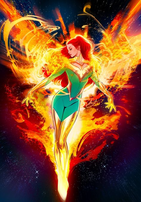 Jean Grey Xmen, Phoenix Marvel, Marvel Jean Grey, Phoenix Force, X-men, Jean Grey Phoenix, Xmen Comics, Marvel Characters Art, Charles Xavier