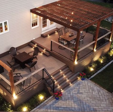 Deck Remodel, Patio Deck Designs, Outdoor Patio Designs, Deck Designs Backyard, Backyard Renovations, Backyard Remodel, Budget Patio, التصميم الخارجي للمنزل, Decks Backyard