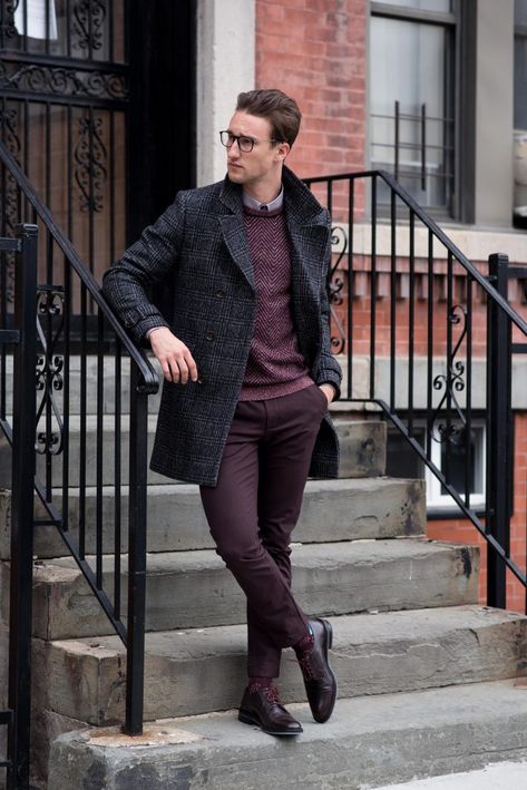 one dapper street thanksgiving outfit One Dapper Street, Style Girlfriend, Purple Dress Shirt, Modern Mens Fashion, Thanksgiving Outfits, Mens Fashion Rugged, Best Mens Fashion, Mens Fashion Classy, Mens Fashion Fall