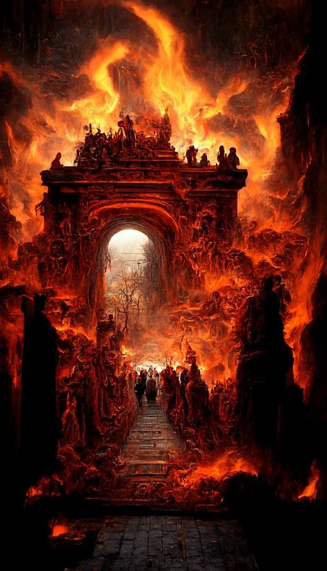 Blessed Carlo Acutis, Vampire Castle, Jeanne Marie, Iconic Jewelry, Jewelry Looks, Fire Drawing, Gates Of Hell, Arte Alien, Dark Souls Art