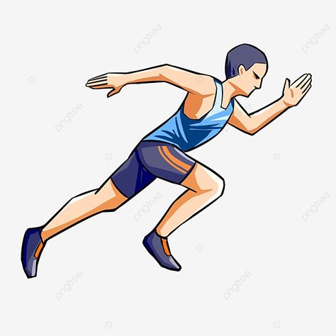 Athlete Drawing, Track Clipart, Track And Field Sports, Athletics Track, Field Athletes, Insect Crafts, Track And Field Athlete, Drawing Cartoon, Background Remover