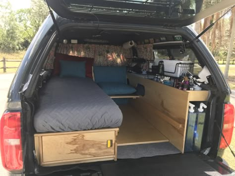 DIY SUV Sleeping/Storage platform?| Grassroots Motorsports forum | Truck Cap Camping, Truck Topper Camping, Bed And Storage, Motorhome Camping, Kangoo Camper, Minivan Camper Conversion, Car Conversion, Minivan Camper, Suv Camper