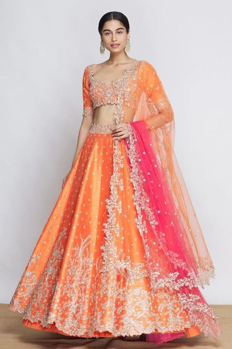 Floral Dresses With Sleeves, Indian Outfits Lehenga, Wedding Lehenga Designs, Indian Bride Outfits, Wedding Blouse Designs, Indian Dresses Traditional, Traditional Indian Outfits, Bridal Lehengas, Indian Bridal Dress