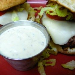 Tangy White BBQ Sauce - Allrecipes.com Sauce For Brisket, White Bbq Sauce Recipe, Barbeque Sandwiches, Vinegar Based Bbq Sauce, Brisket Sandwiches, White Bbq Sauce, Spicy Brown Mustard, Barbeque Sauce, Bbq Sauce Recipe