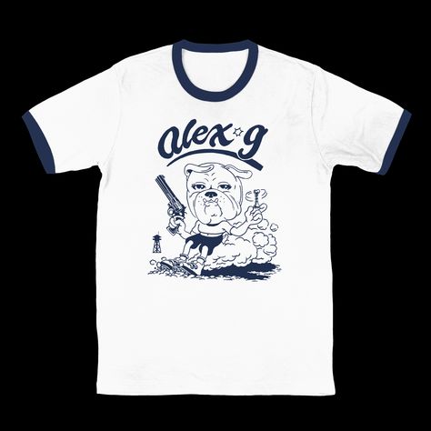 Alex G Shirt, Alex G Merch, Alex G Outfits, Band Merch Outfits, Band Merch Ideas, Merch Outfits, Ted Nivison, Shirt Painting, Room Things