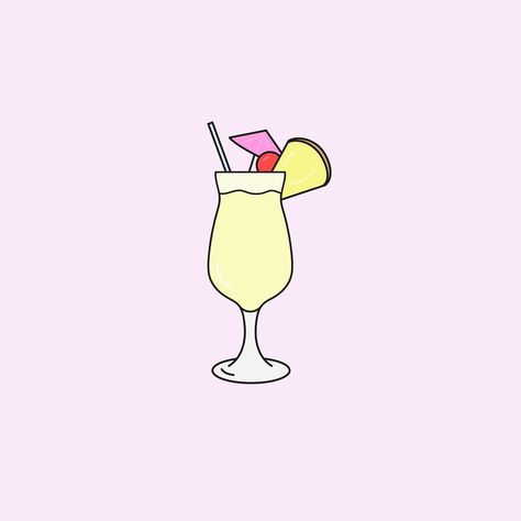 Pina Colada Tattoo, Cocktail Cards, Subtle Tattoos, Pina Colada, Choose Me, My Favourite, Graphic Design, Tattoos, Instagram Posts