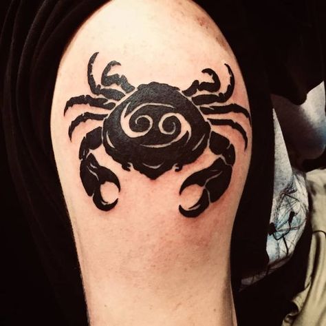 Crab Tattoo, Zodiac Tattoos, Constellation Tattoos, Rib Tattoo, Ankle Tattoo, Tattoo Designs Men, Neck Tattoo, Thigh Tattoo, Tattoos With Meaning