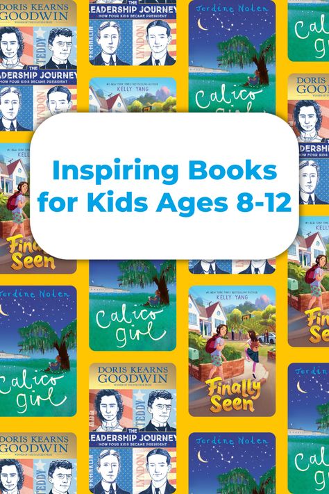 Do your kids love reading inspiring novels? Then check out our roundup of "Inspiring Books for Kids Ages 8-12" here: https://bit.ly/4d7TmQX Good Novels To Read, Middle School Books, Memoir Books, Books A Million, Inspiring Books, Four Kids, Mystery Of History, Novels To Read, Best Novels