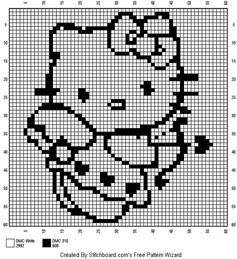 Crochet Pixel Pattern Hello Kitty, Deftones Crochet Grid, Pixel Grid Ideas Crochet With Mahum, Grid Pattern Crochet, Grid Crochet, Diy Crochet Top, Pixel Grid, Crochet Grid, Patterns For Crochet