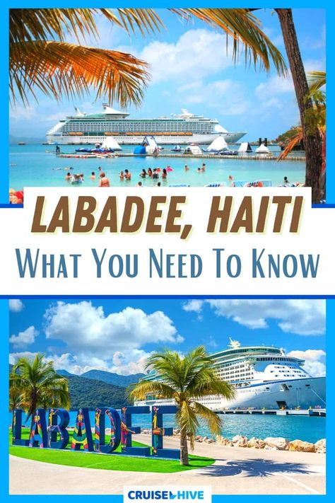 Everything you need to know about Labadee, Haiti which is a private cruise destination from Royal Caribbean. More about the Paradise beach with shore excursions, snorkeling and the popular zipline. via @cruisehive Labadee Haiti, Cruising Tips, Carribean Cruise, Cruise Ports, Caribbean Destinations, Cruise Planning, Cruise Excursions, Paradise Beach, Island Destinations