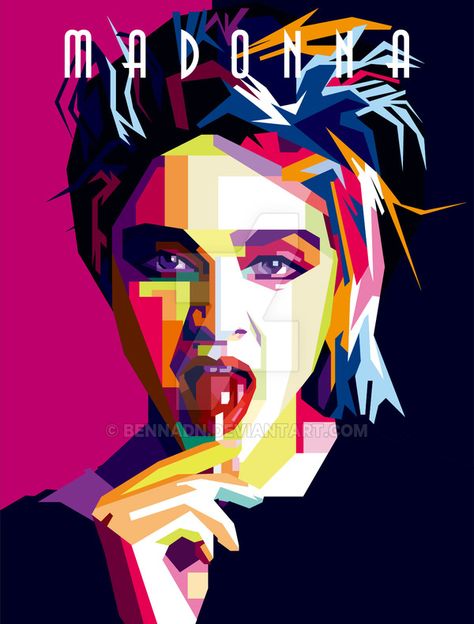 Pink Drawing, Madonna 80s, Madonna Art, Wpap Art, Musical Theme, Pop Art Canvas, Celebrity Caricatures, Band Wallpapers, Roger Taylor