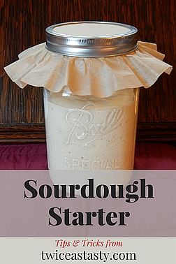 Sourdough Starter – Twice as Tasty Dough Starter Recipe, Make Sourdough Starter, Savory Breakfast Muffins, Make A Sourdough Starter, Science Experiment For Kids, Freezer Cooking Recipes, Dough Starter, Experiment For Kids, Starter Recipe