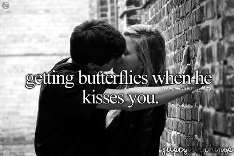 Getting butterflies when he kisses you Boyfriend Goals, That Feeling, The Perfect Guy, Reasons To Smile, Couple Quotes, Crush Quotes, Future Boyfriend, Kiss You, Just Girly Things