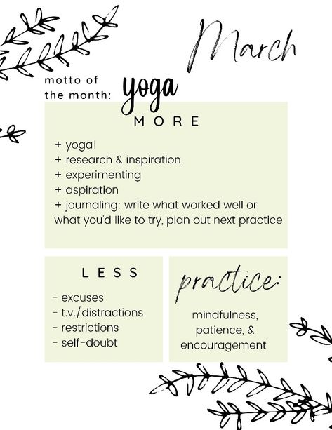 use this sheet as a reminder all month, print it out/Pin it, set your own goals! March, yoga, yogi, monthly goals, monthly motto, healthy living, growth mindset, self-development This Months Goals, March Goals Ideas, 2024 Monthly Goals, Goals For Each Month, Monthly Focus Ideas Planner, How To Set Monthly Goals, Monthly Goal Ideas, March Self Growth Challenge, Monthly Focus Ideas