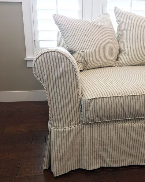 Chesterfield Slipcover, Love Seat Slip Covers, Pleated Slipcover, Slipcovered Loveseat, Universal Sofa Slip Cover, Restoration Hardware Couch, Pottery Barn Basic Slipcover, Shabby Chic Slipcovers, Sure Fit Slipcovers